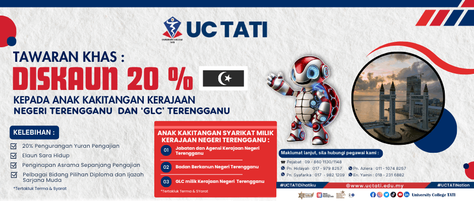 UC TATI-Top TVET University in Terengganu